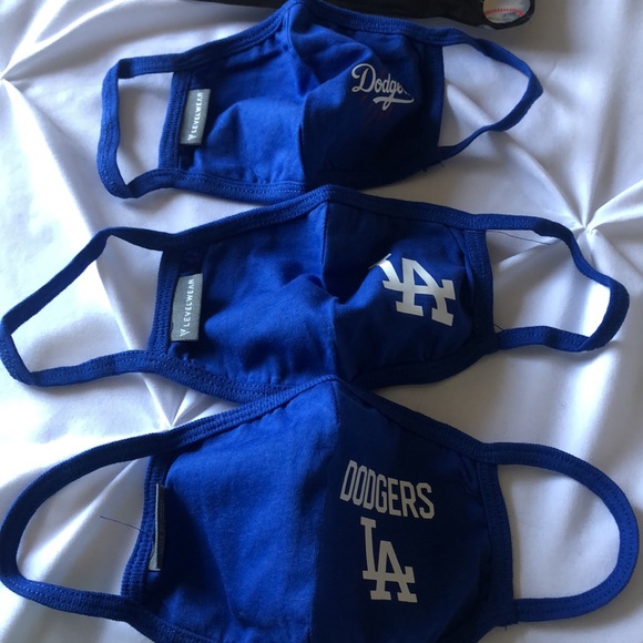 NWT - Dodgers Face Masks (3 pack) unisex - Picture 8 of 10